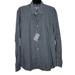 Neiman Marcus Exclusive Men's NWT Long Sleeve Shirt 100% Cotton Sz M